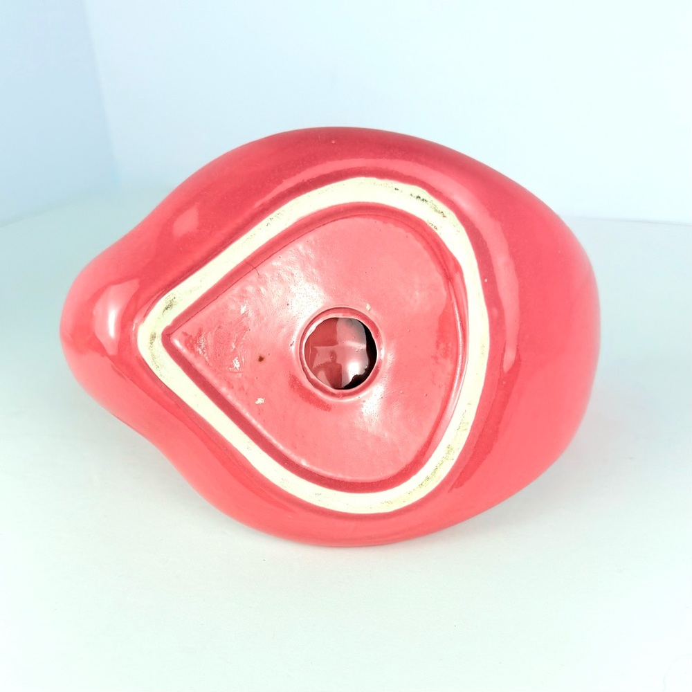 Vintage 1986 Mauve Pink Ceramic Swan Decor Hand Towel Holder. Romance Sweetness - Picture 8 of 12